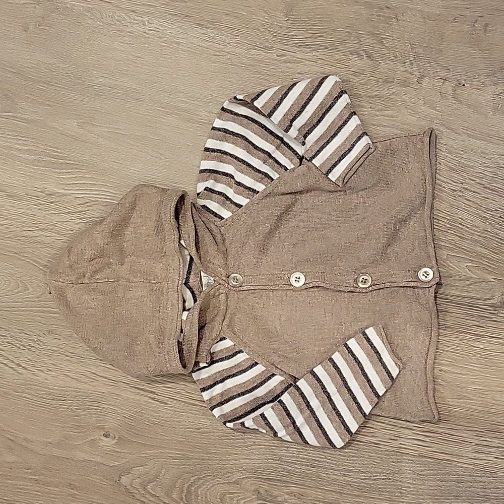 Knit Hoody Angel Dear 6-12m